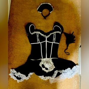 Adult sexy French maid’s outfit/costume